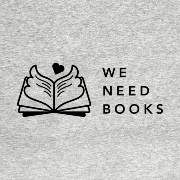 We Need Books (black full logo) by weneedbooks